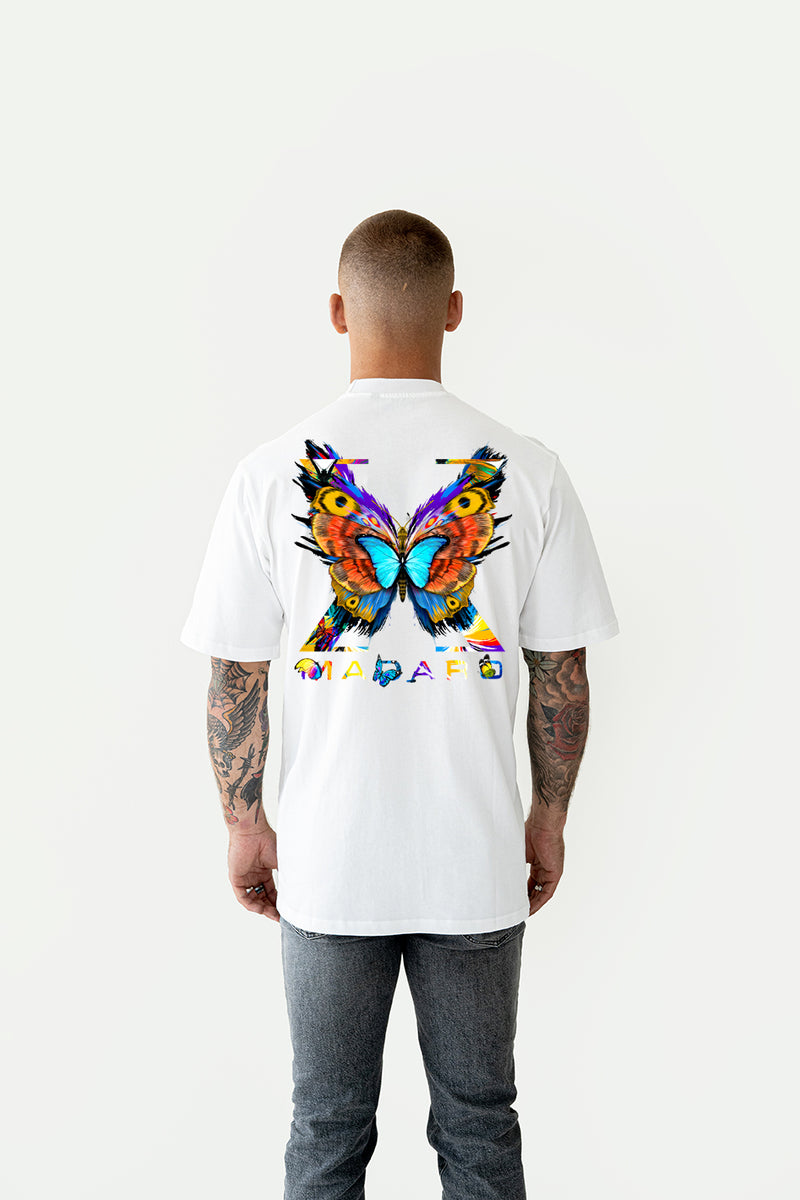 Butterfly - Loose fit - White