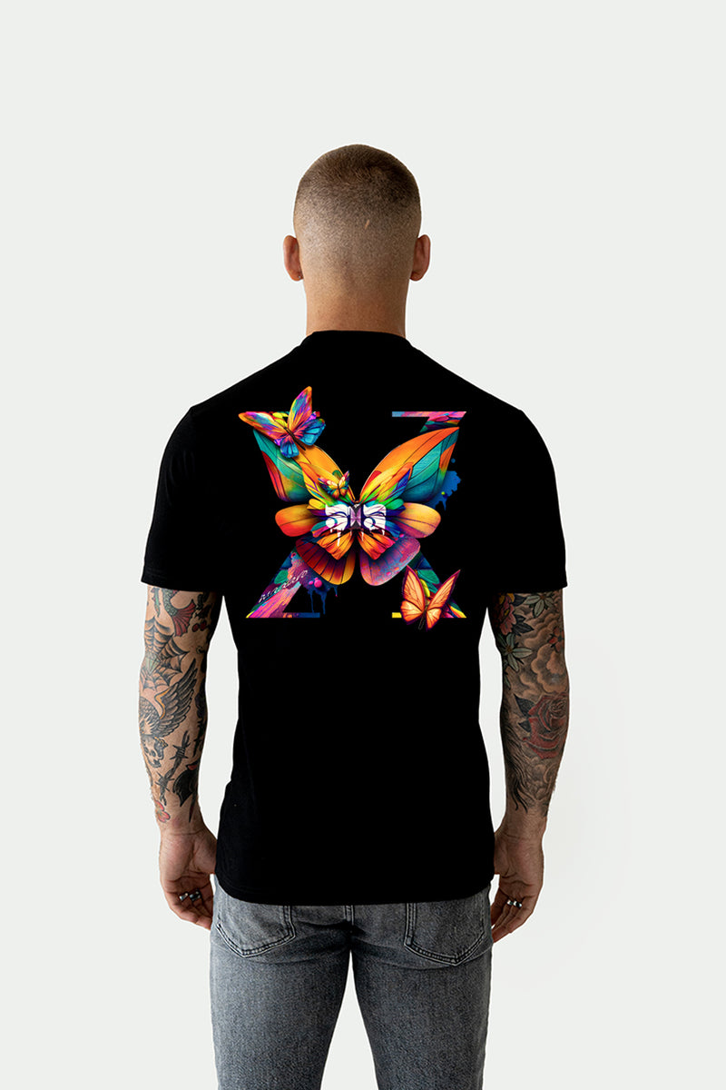 Colorburst Butterflies - Slim fit - Black