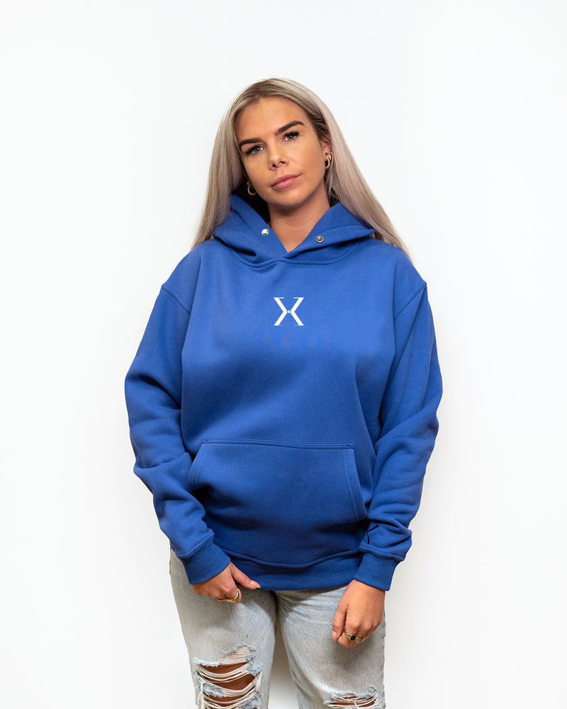 Essential-  Loose fit Hoodie Women - Blue